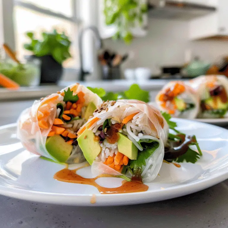 Delicious Fresh Summer Rolls