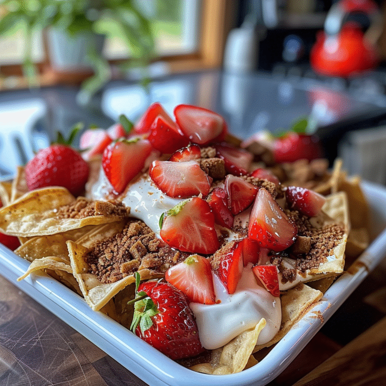 Strawberry Cheesecake Nachos Box