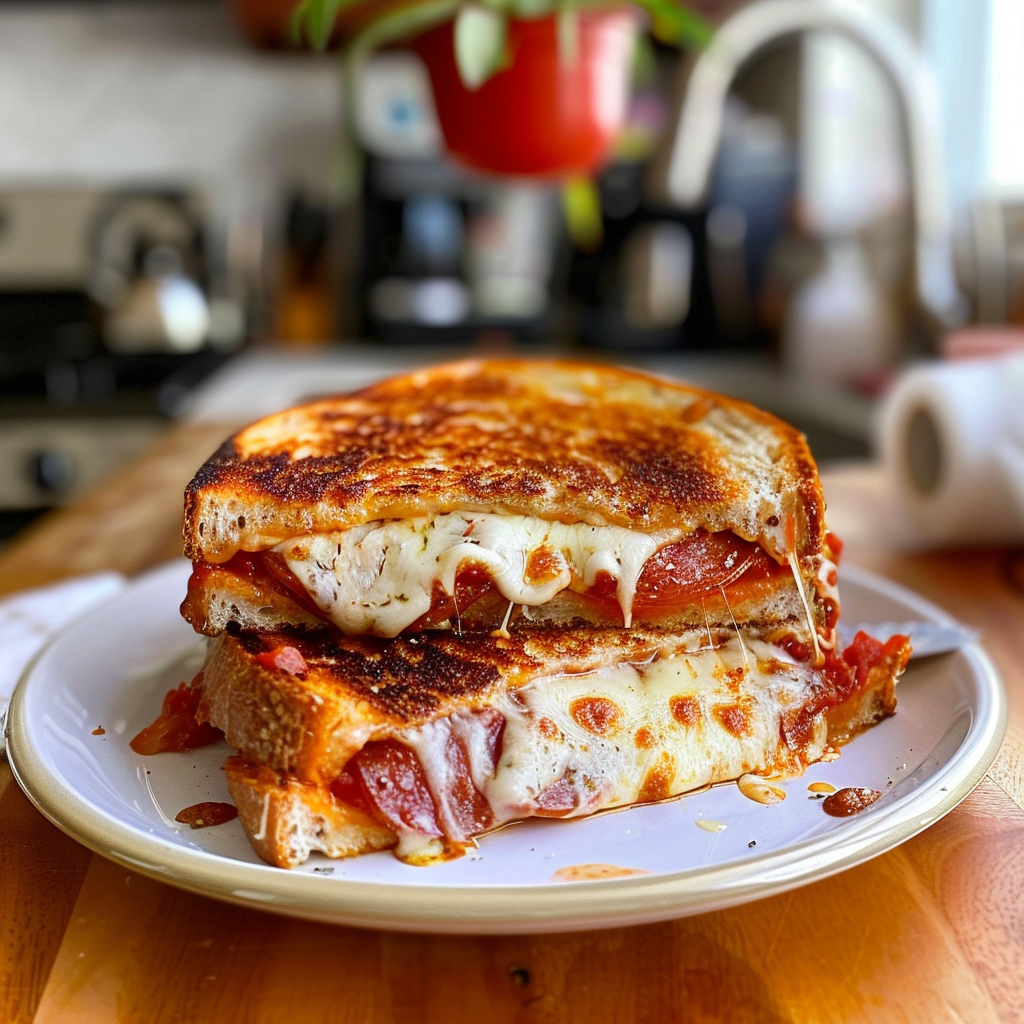 Pizza Grilled Cheese Delight