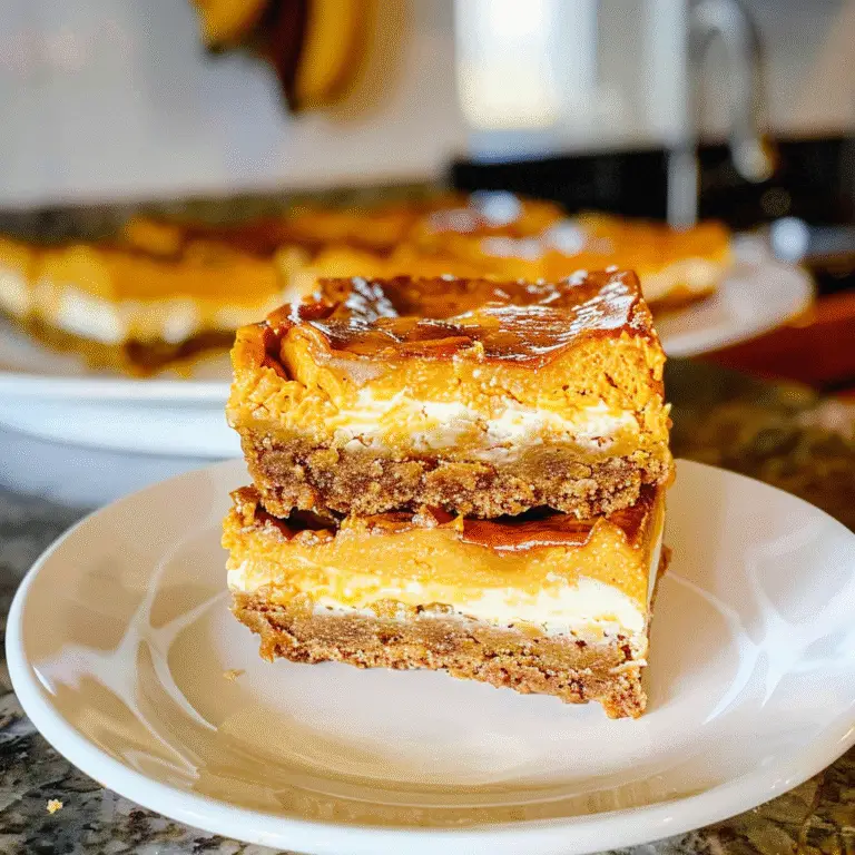 Pumpkin Cheesecake Bars