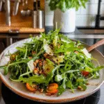 Fresh Arugula Salad with Colorful Veggies