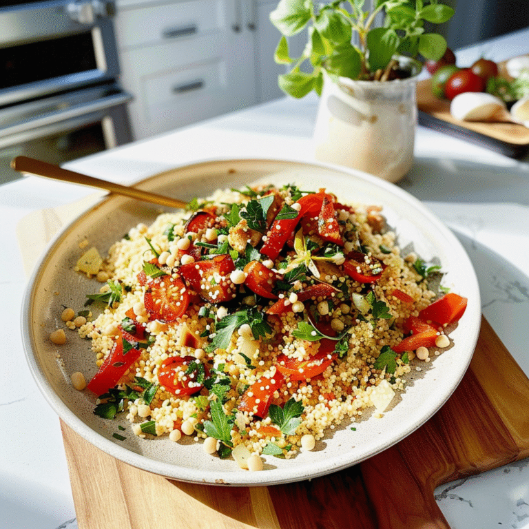 Pearled Couscous Delight