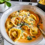 Creamy Tortellini Soup Bowl