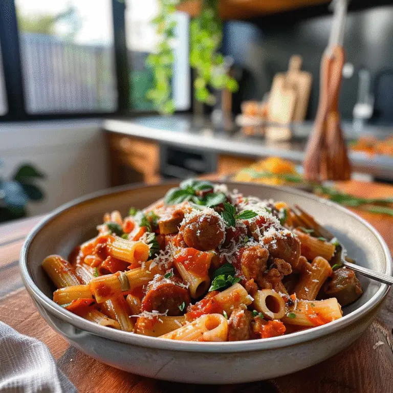 Delicious Italian Sausage Pasta Dish