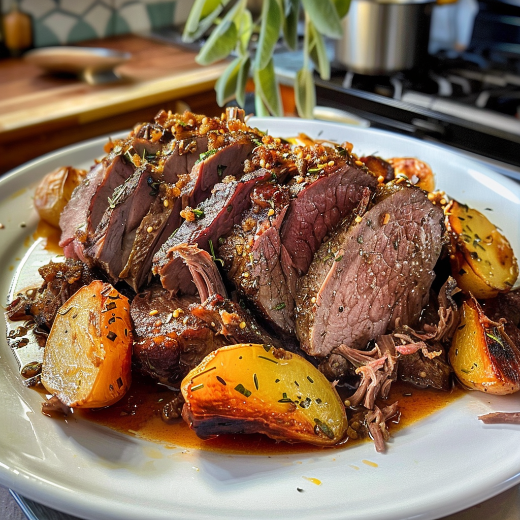 Chuck Roast Ready to Serve