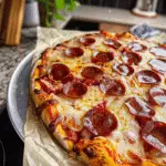 Delicious Homemade Pepperoni Pizza