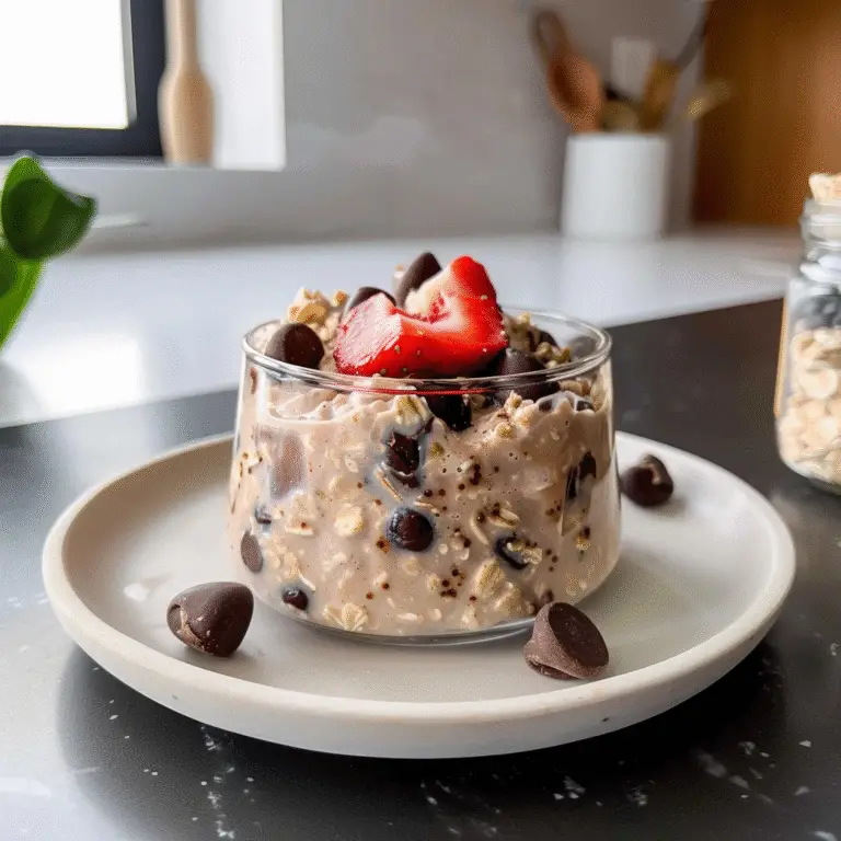 Cookie Dough Overnight Oats
