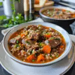 Delicious Beef and Barley Soup