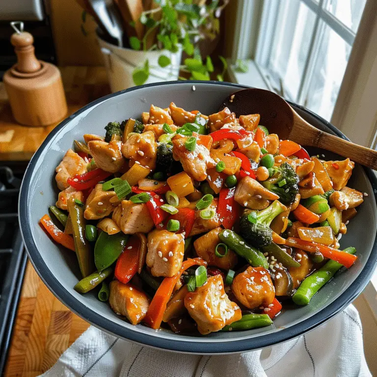 Chicken Stir Fry with Fresh Veggies