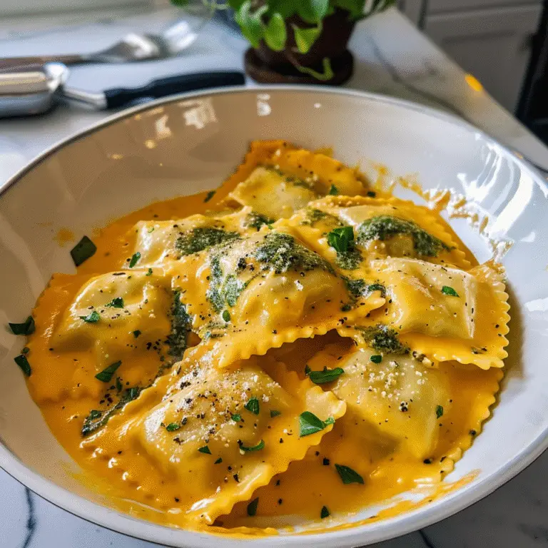 Butternut Squash Ravioli Sauce