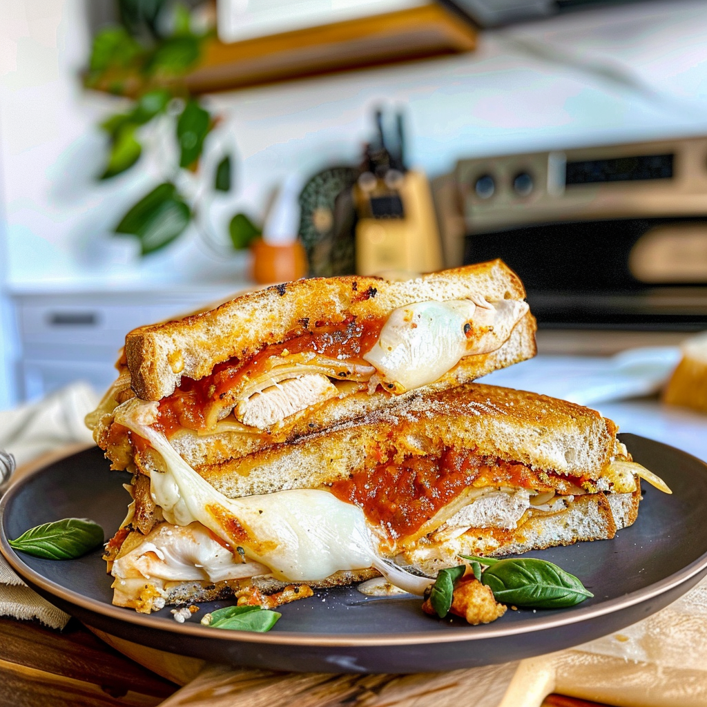Chicken Parm Sandwich Deliciousness