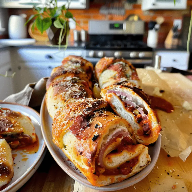 Delicious Homemade Stromboli