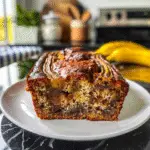 Cinnamon Banana Bread Freshly Baked