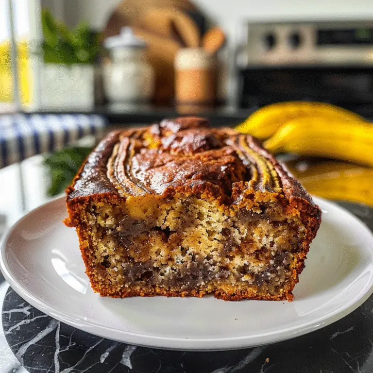 Cinnamon Banana Bread Freshly Baked