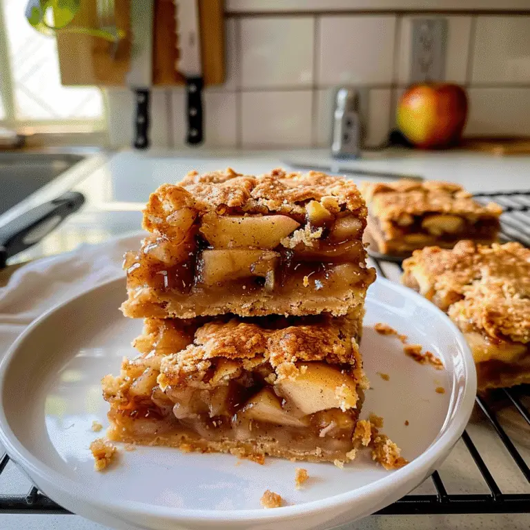 Apple Pie Bars - Sweet and Crunchy Delight