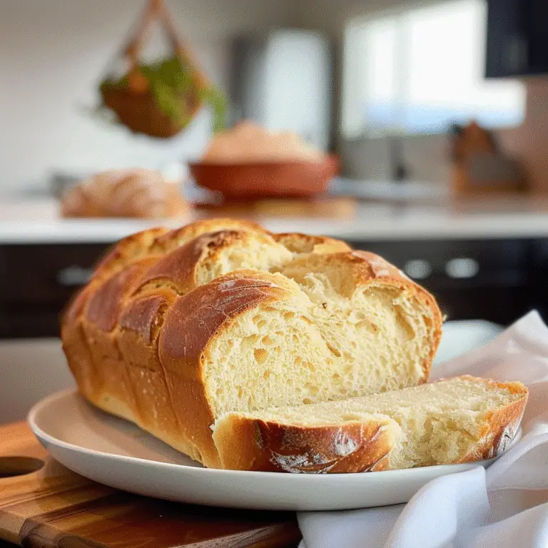 Freshly Baked Homemade White Bread