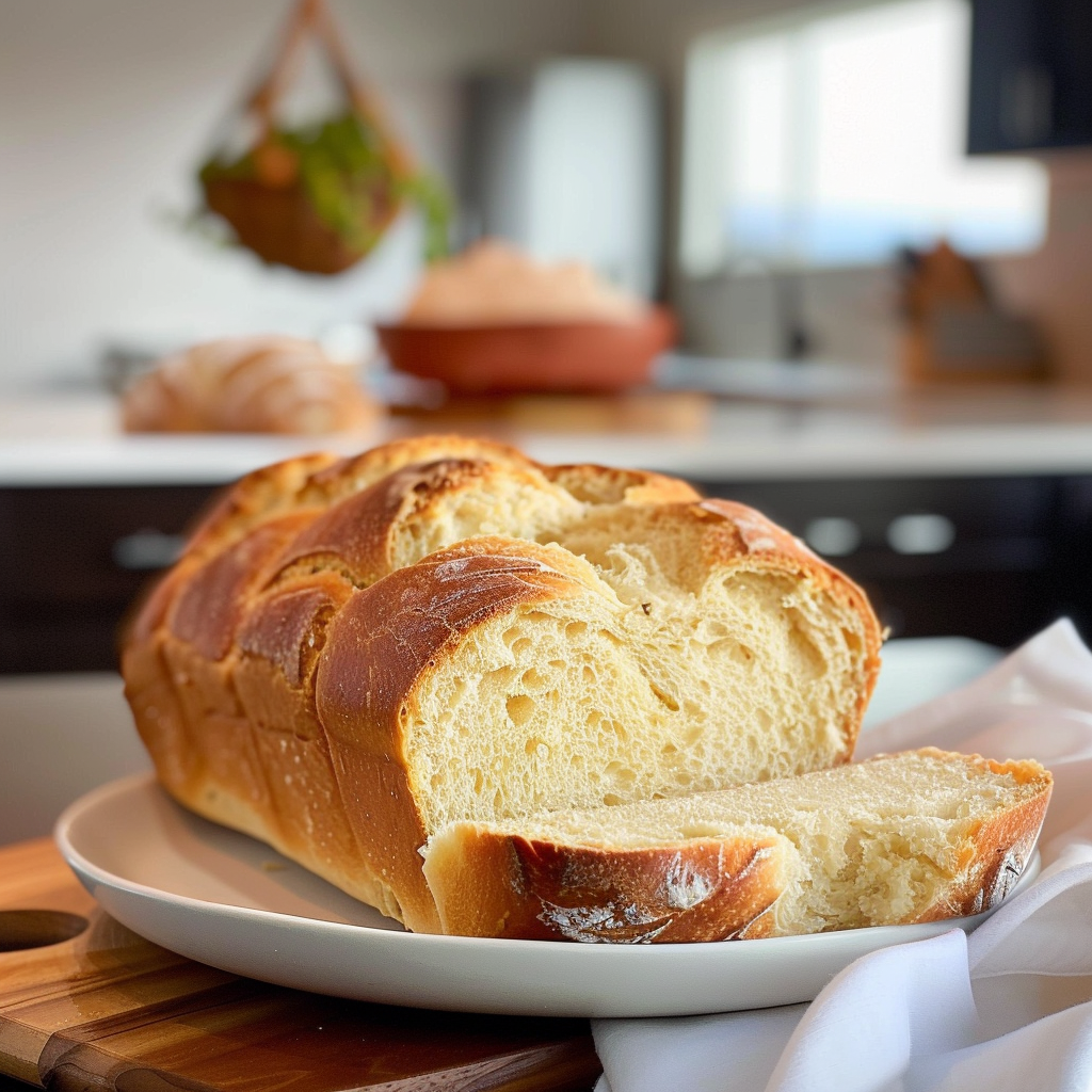Freshly Baked Homemade White Bread