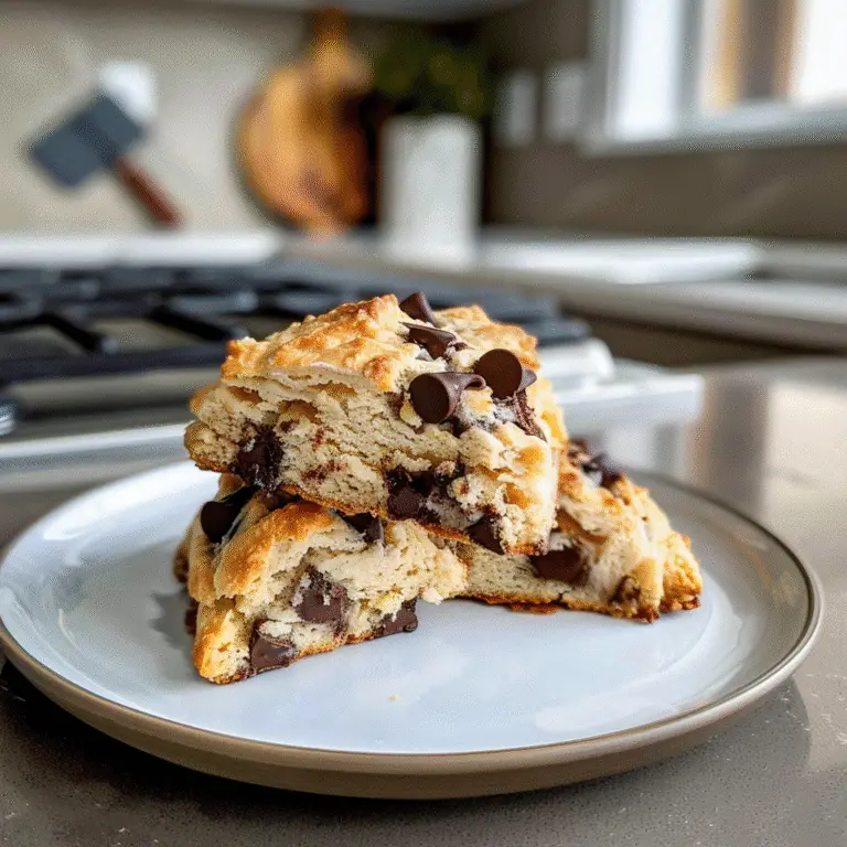Chocolate Chip Scones Freshly Baked