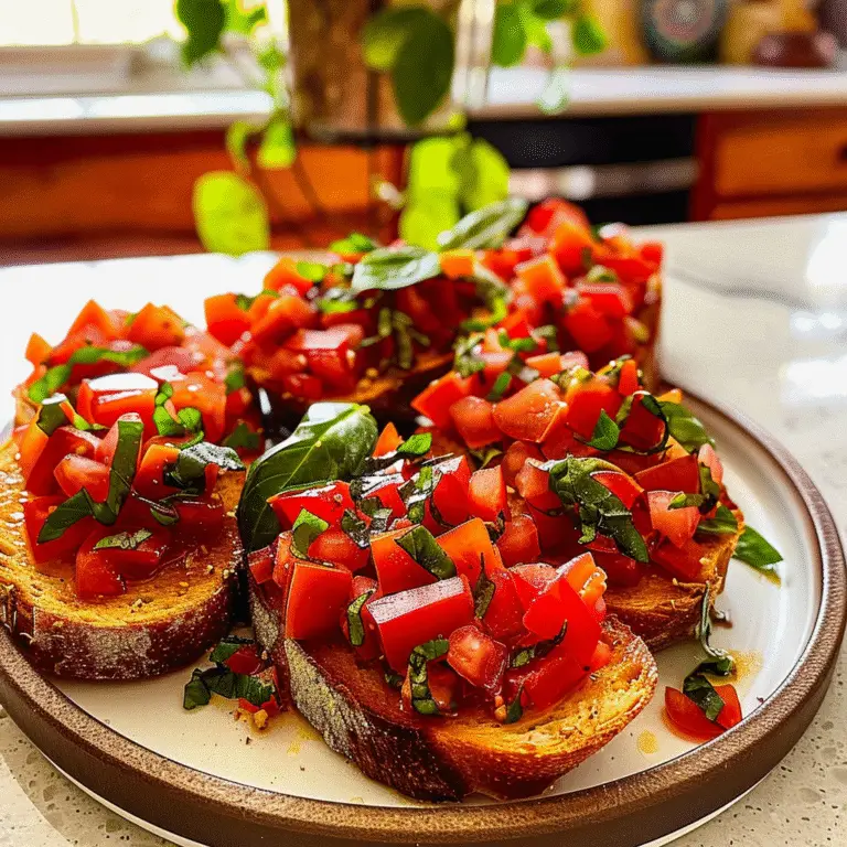 Fresh Bruschetta