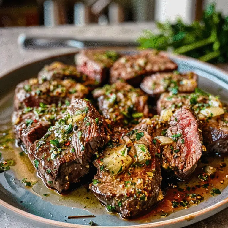 Steak Bites with Garlic Butter