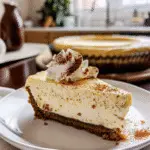 Eggnog Cheesecake Slice