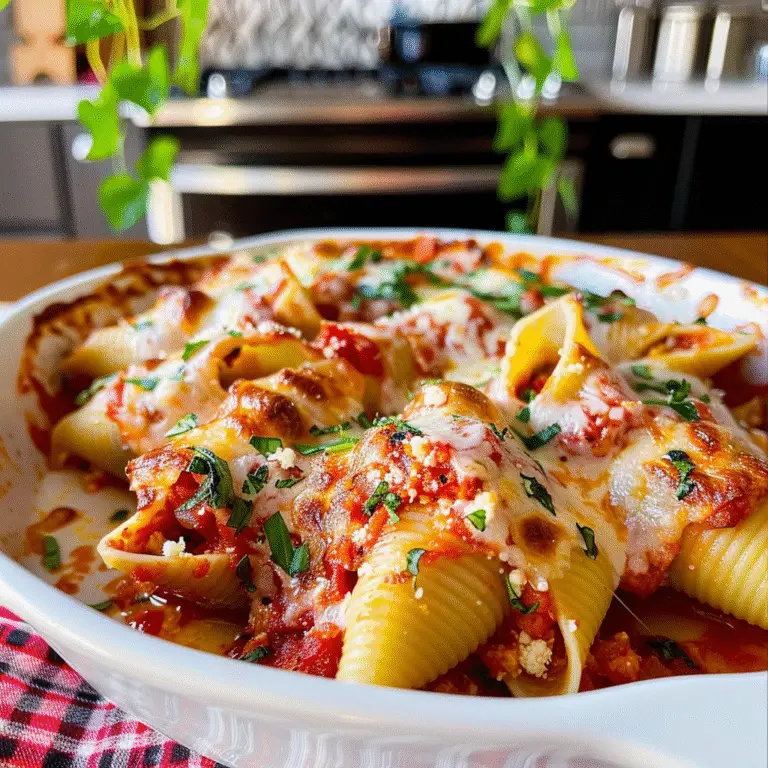 Stuffed Shells with Cheese and Herbs