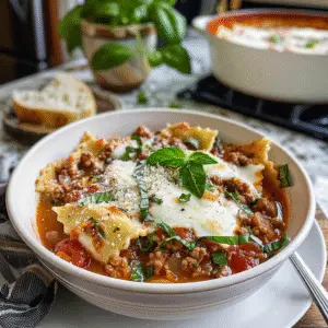 Lasagna Soup Bowl