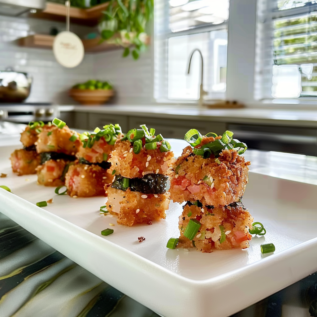 Crispy Rice Sushi Bites