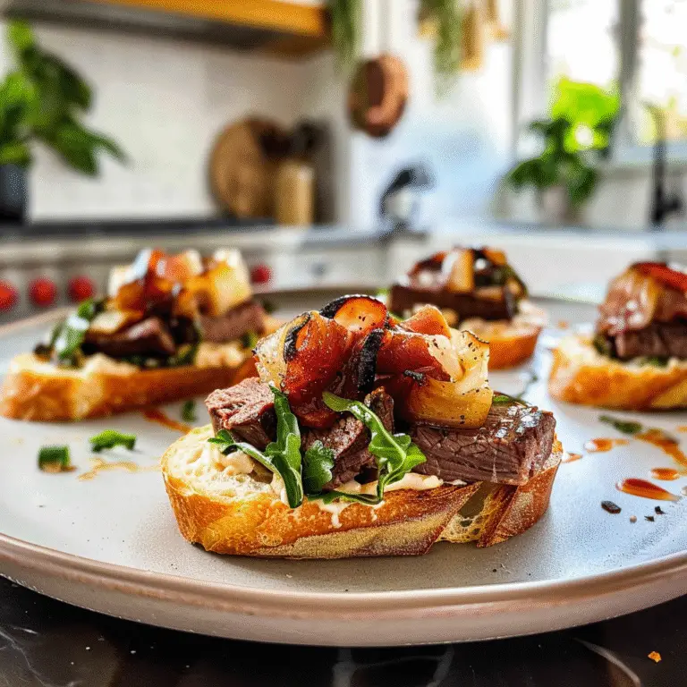 Tasty Steak Crostini