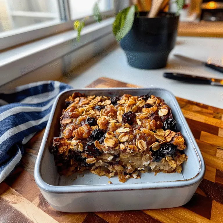 Baked Oatmeal Dish