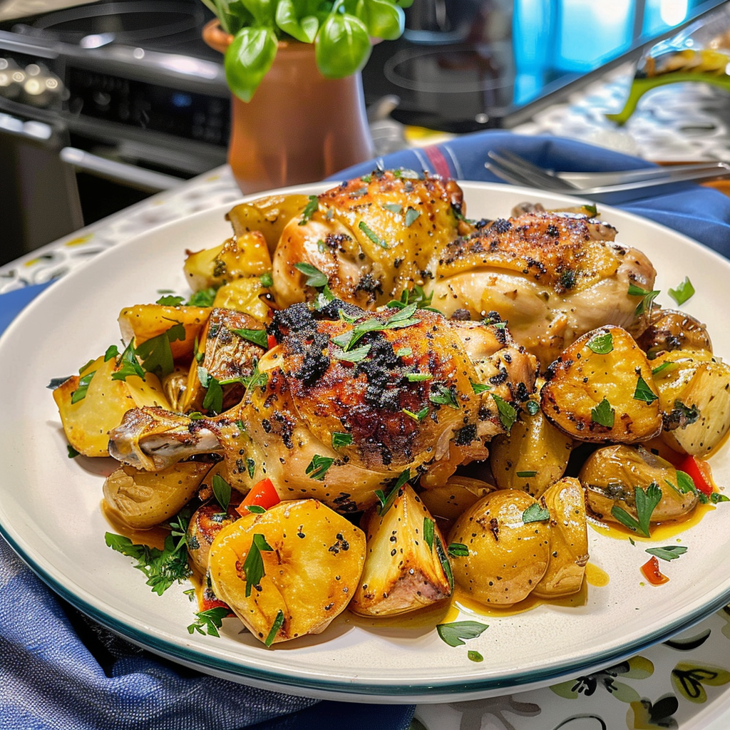 Sheet Pan Chicken and Potatoes