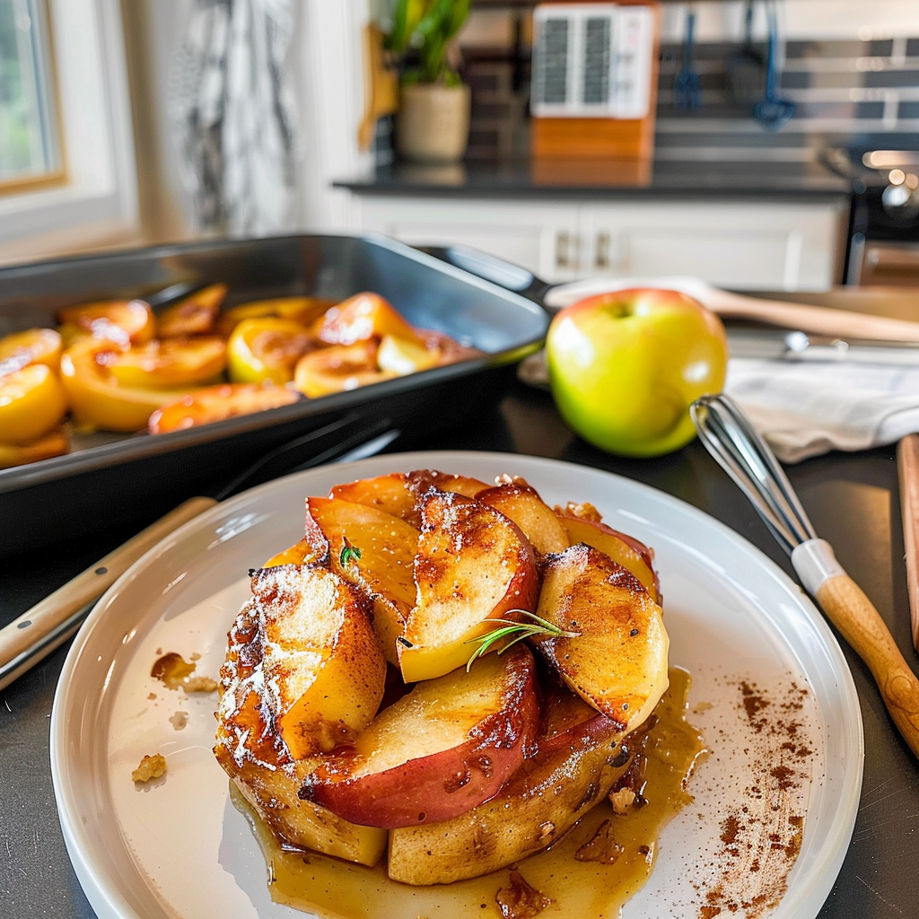 Baked Apples Fresh Out of the Oven