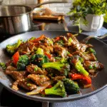 Beef and Broccoli Stir Fry Dish