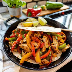 Chicken Fajitas Ready to Serve
