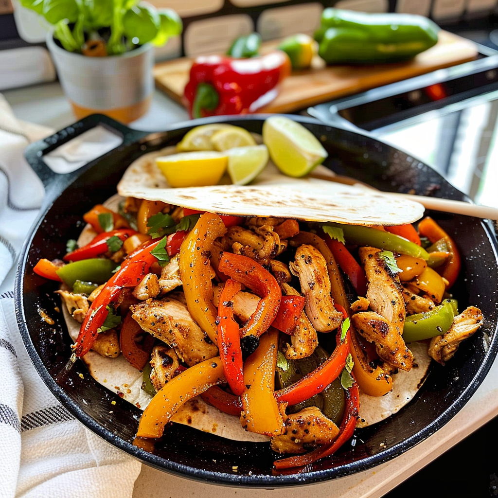 Chicken Fajitas Ready to Serve