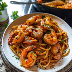 Cajun Shrimp Pasta Dish