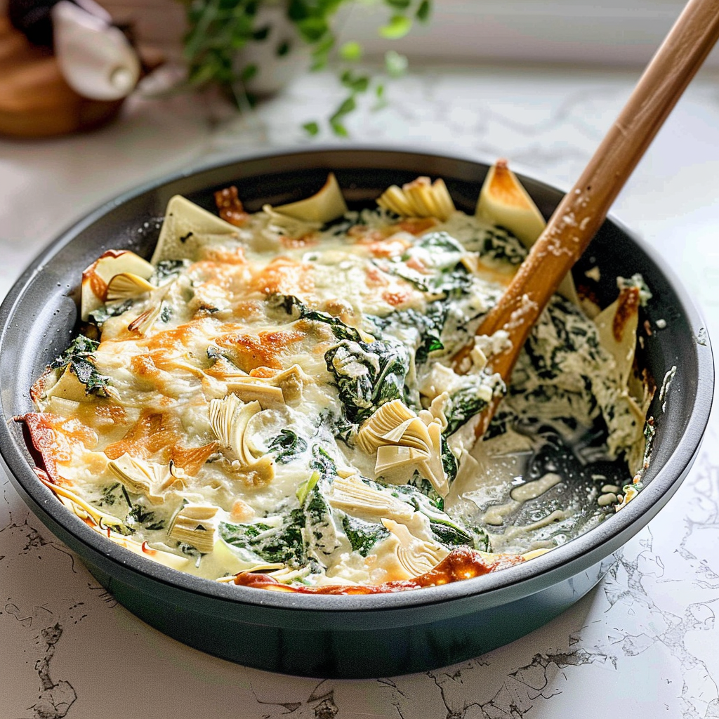 Healthy Spinach Artichoke Dip