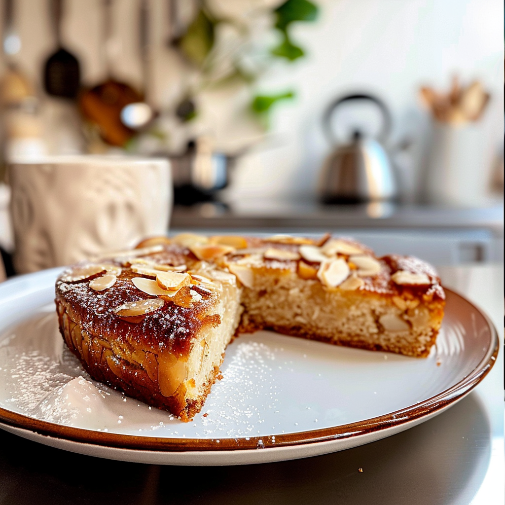 Almond Cake Slice
