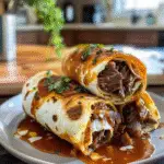 French Dip Tortilla Roll Ups