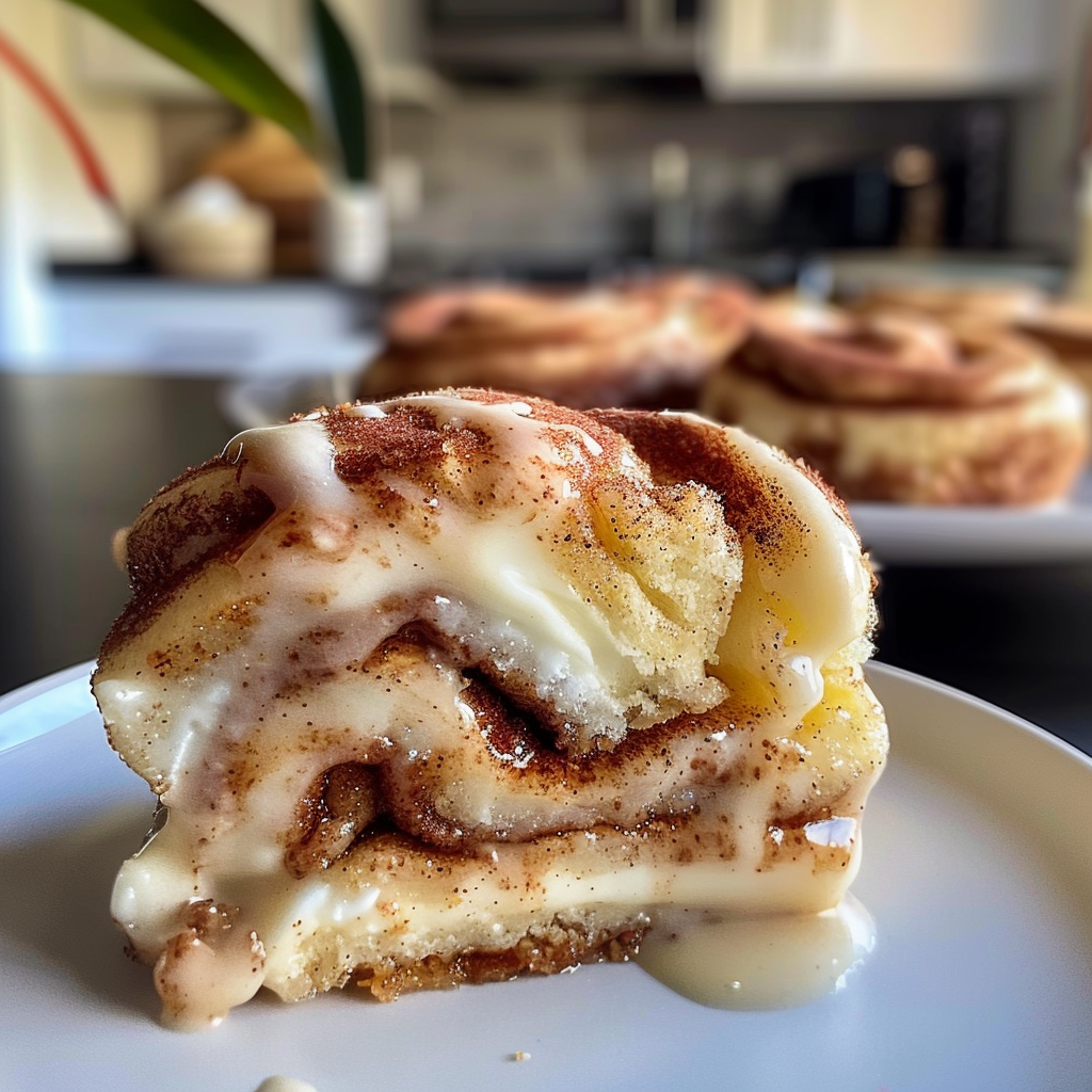 Cinnamon Roll Cheesecake Cookies