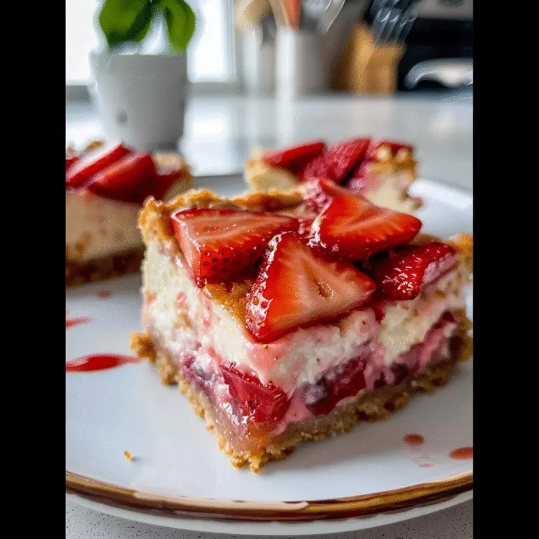 Strawberry Cheesecake Bars