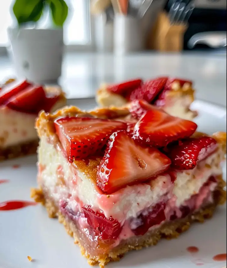 Strawberry Cheesecake Bars