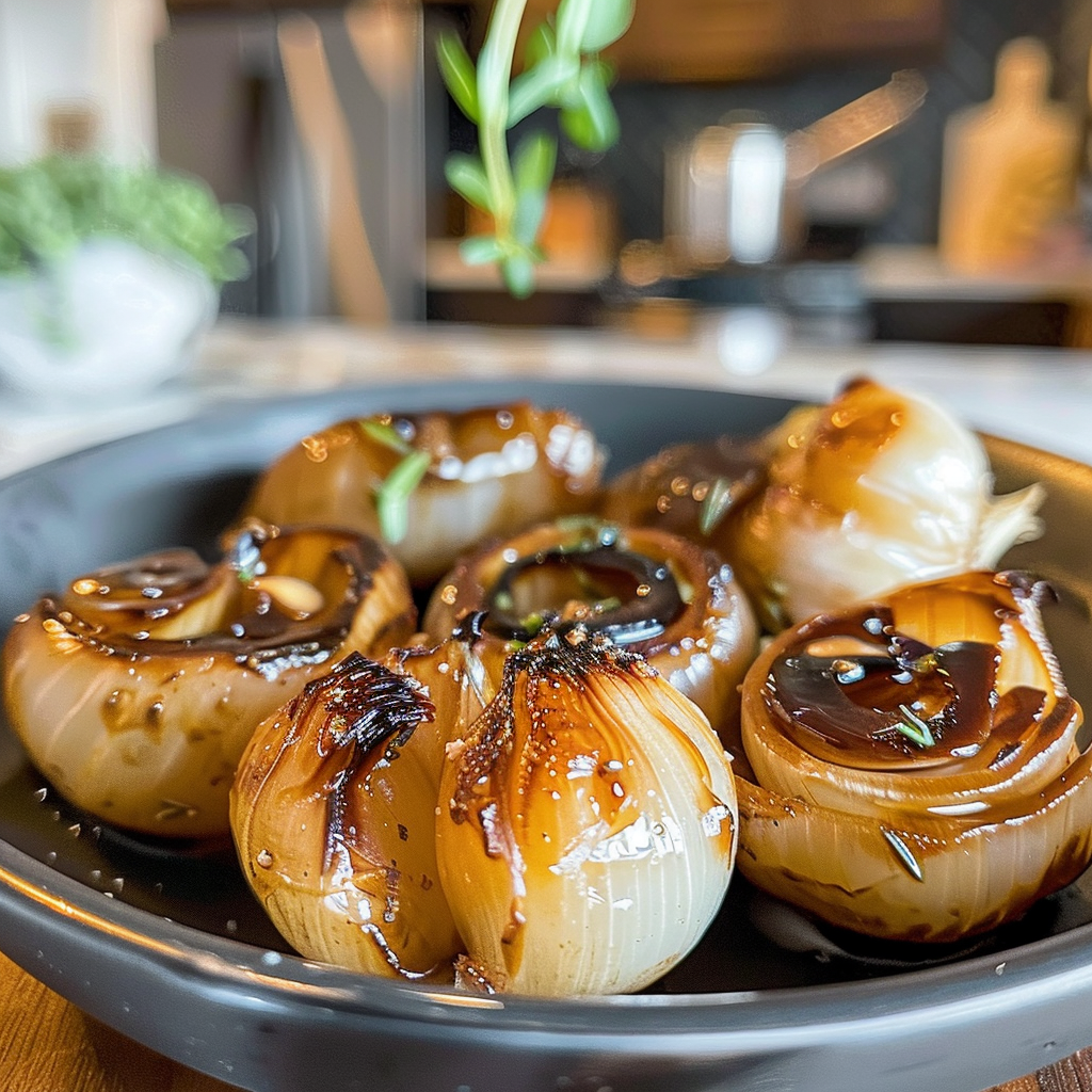 Roasted Garlic Cloves Dish