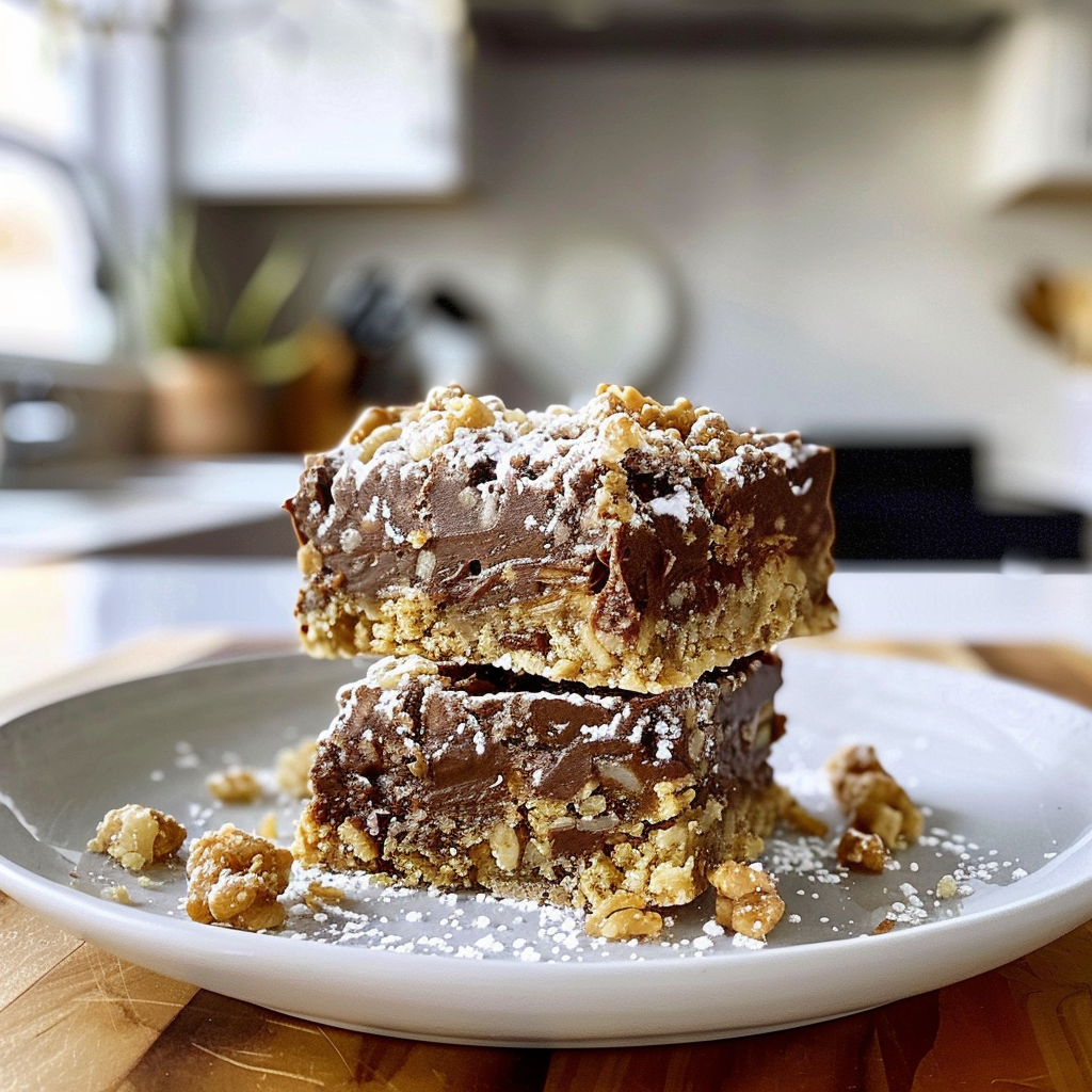 No Bake Puppy Chow Bars