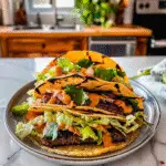 Smash Burger Tacos Close-Up