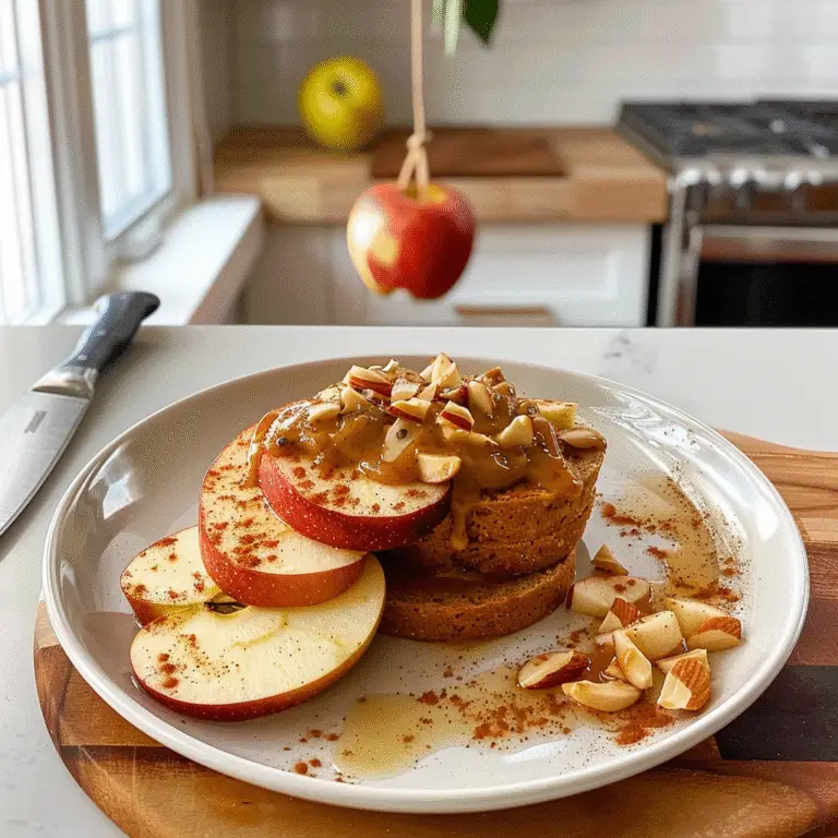 Apple Slices with Almond Butter & Cinnamon