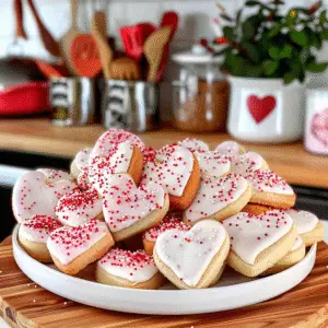 Beautifully Decorated Valentine Cookies