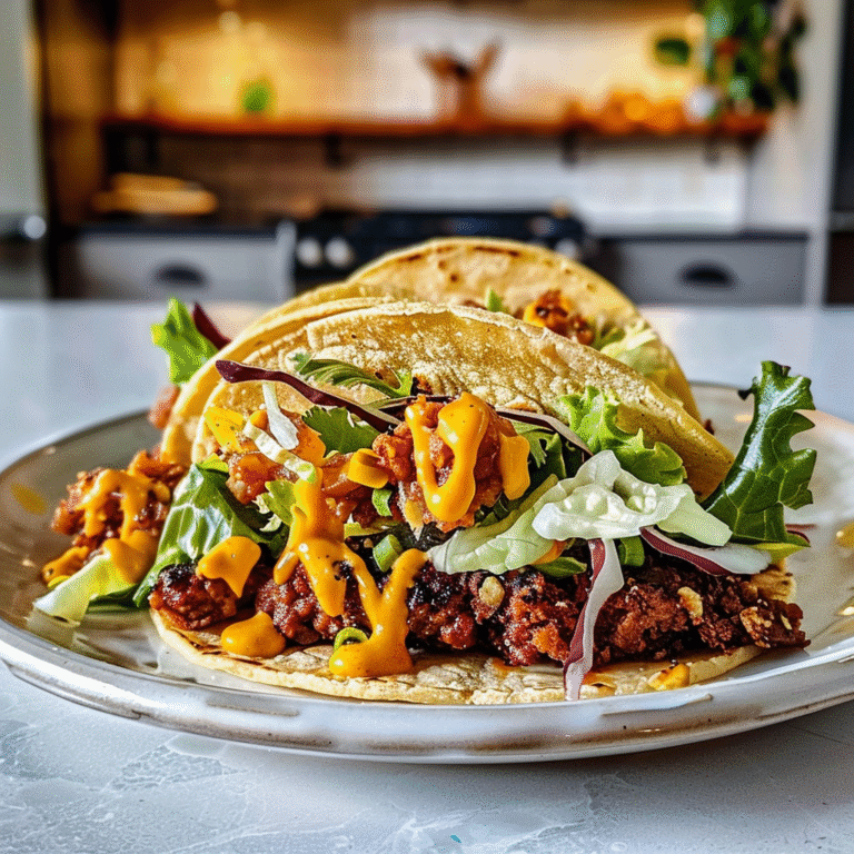 Delicious Smash Burger Tacos