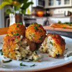 Baked Chickpea and Rice Balls