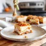 Carrot Cake Cheesecake Bars